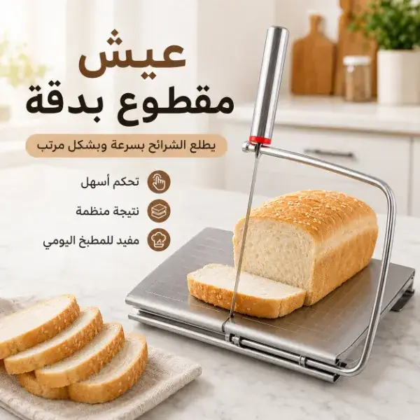 قطاعة جبنة وخبز ستانلس