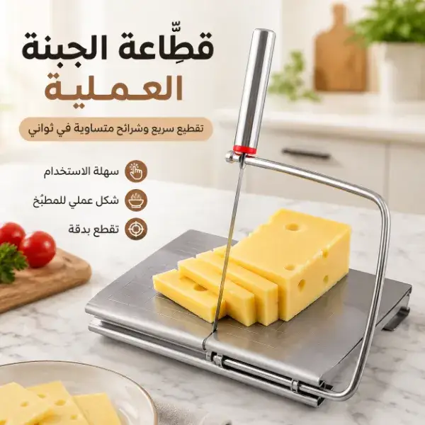 قطاعة جبنة وخبز ستانلس